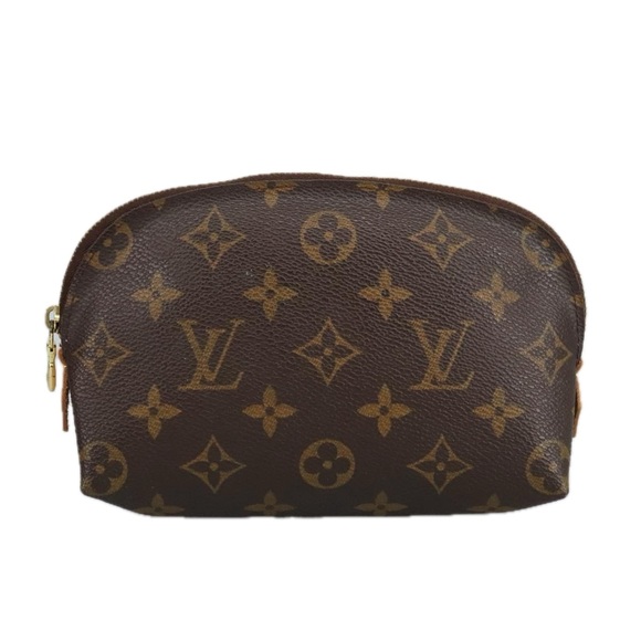 LOUIS VUITTON Monogram Pochette Cosmetic PM Cosmetic Pouch M47515 LV Auth 97655 - Picture 13 of 16